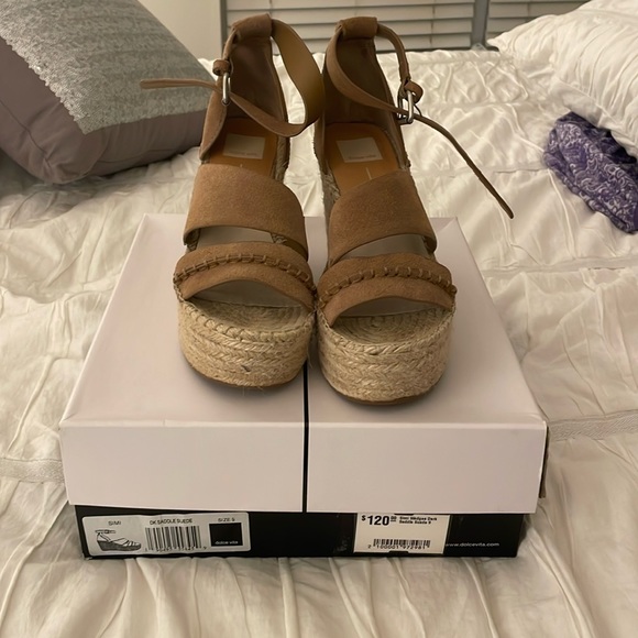 Dolce Vita Nude Wedges size 9 - Picture 1 of 8
